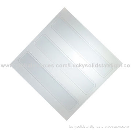 Dimmable and DALI LED Grille Light, Measures 620 x 620mm, Milky White Cover, 42W Power